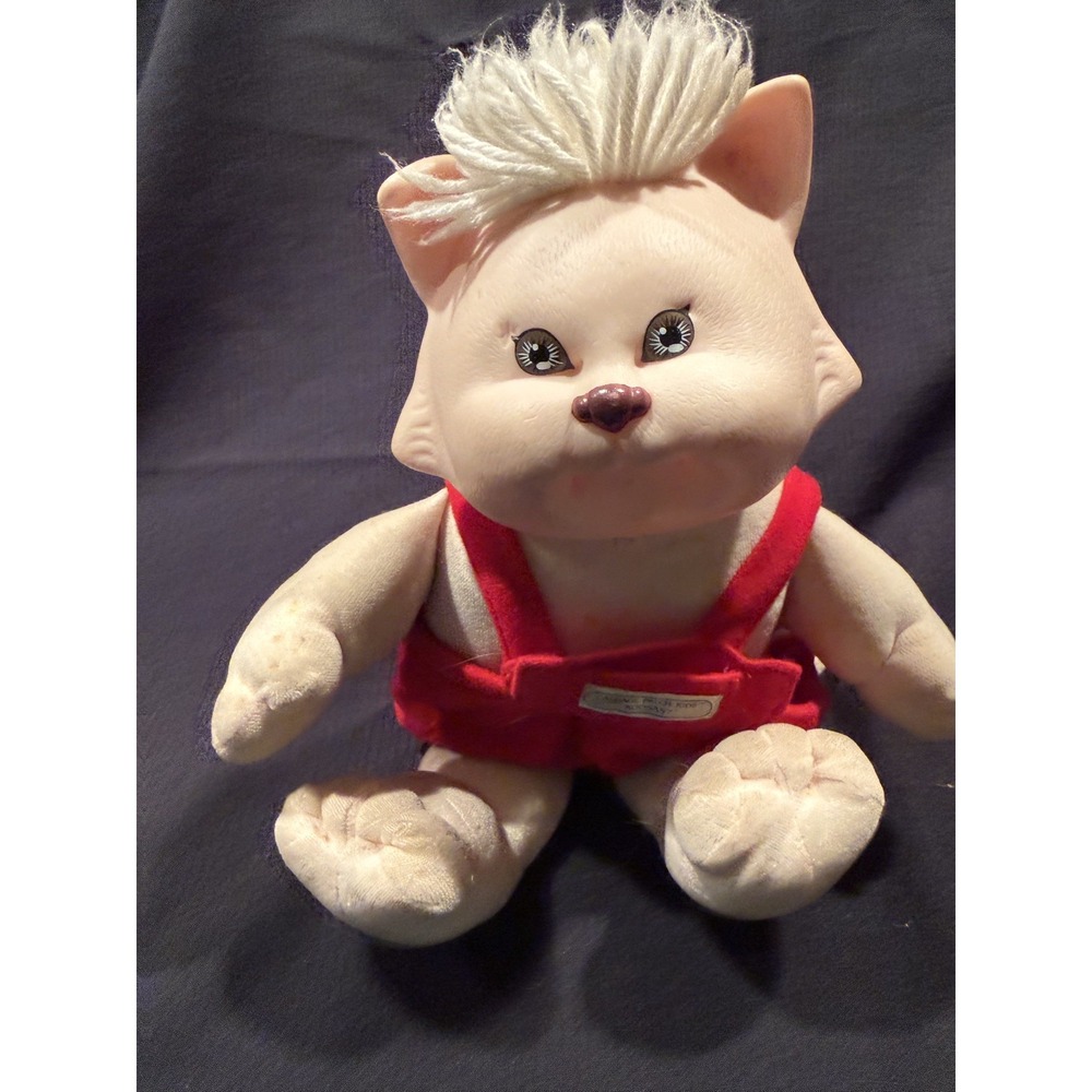 Vintage 1983 Cabbage Patch Kids Koosas Kitty Cat Blond Hair 16in Doll